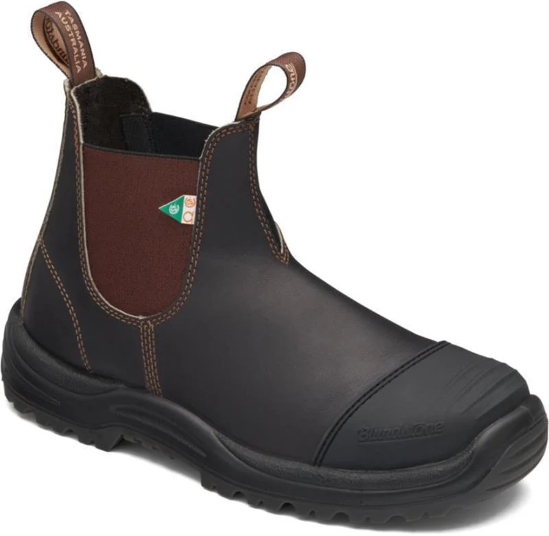Work & Safety with Rubber Toe Cap - 167 - Stout Brown