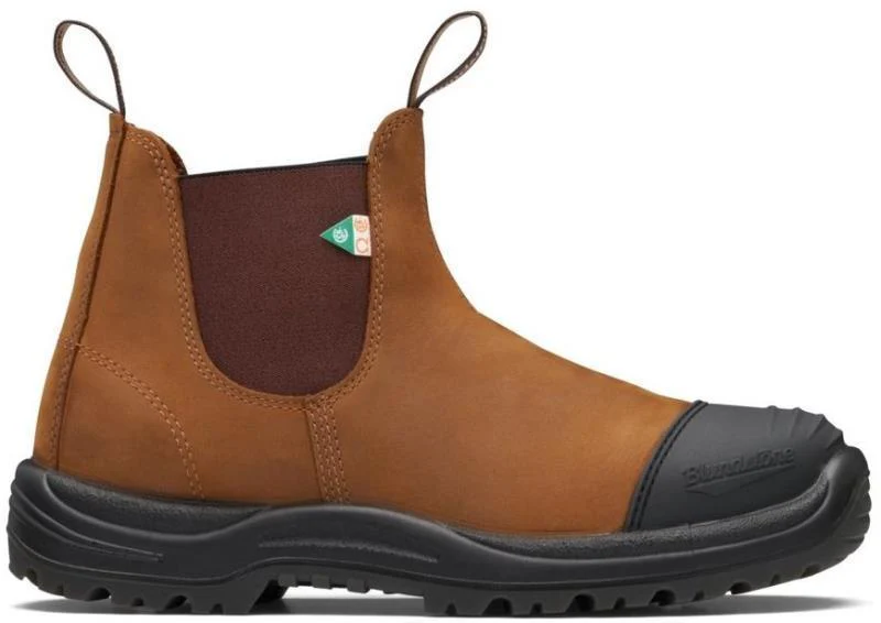 Work & Safety with Rubber Toe Cap - 169 - Saddle Brown - Image 2