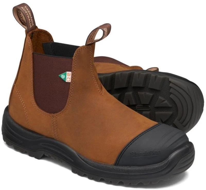 Work & Safety with Rubber Toe Cap - 169 - Saddle Brown - Image 4