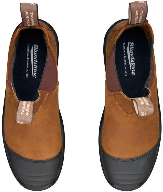 Work & Safety with Rubber Toe Cap - 169 - Saddle Brown - Image 5