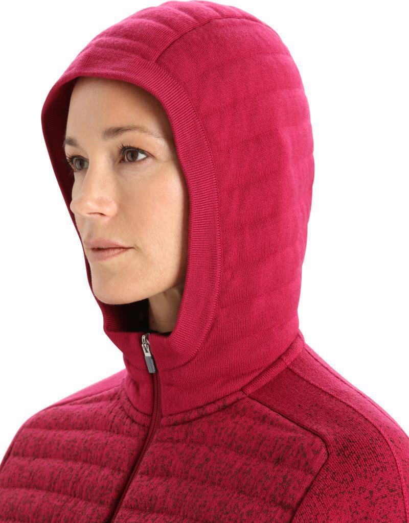 ZoneKnit Insulated LS Zip Hoodie - Into the Deep - Womens - Image 4