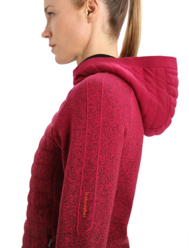 ZoneKnit Insulated LS Zip Hoodie - Into the Deep - Womens - Image 5