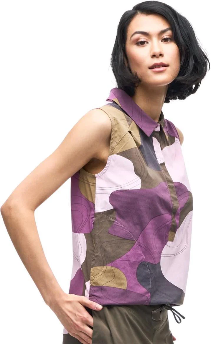 Zufara II Sleeveless Button Up - Womens - Image 3